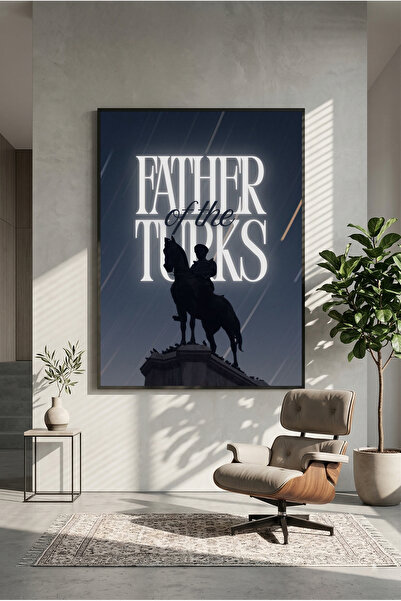 postercraft Tatăl Turcilor Ataturk Poster Tablou Modern pe Panou