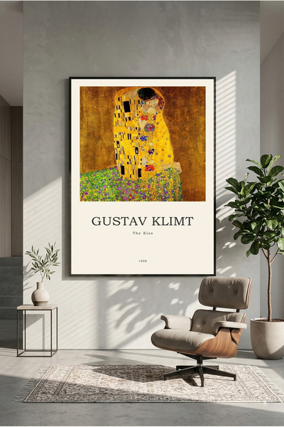 postercraft Густав Климт Целувката Модерен плакат-картина