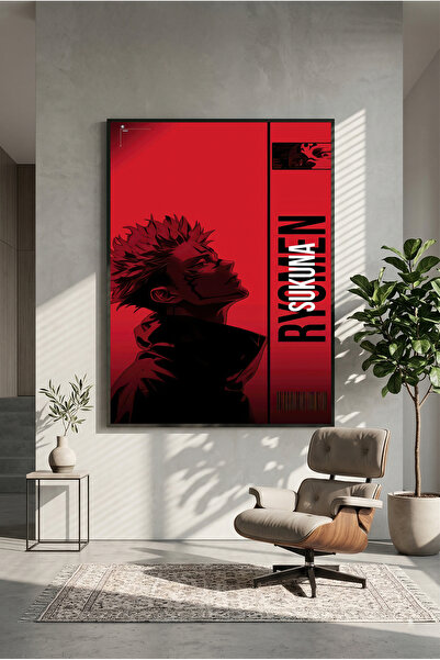 postercraft Poster de pictură pe lemn Jujutsu Kaisen Ryomen Sukuna (fără ramă)