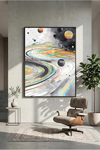 postercraft Planets Art drveni poster sa slikama (bez okvira)