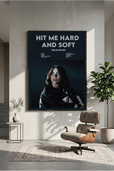 postercraft Billie Eilish Hit me Hard and Soft Poster modern tip panou