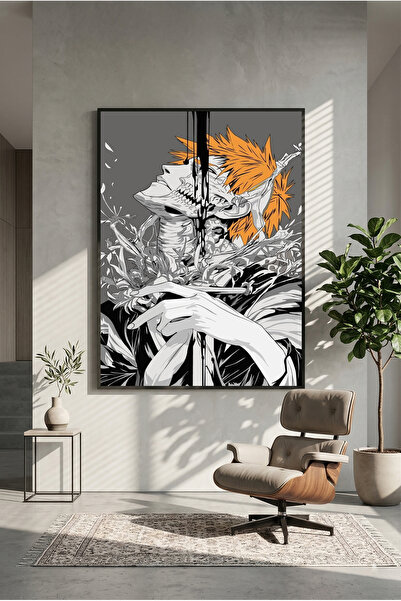 postercraft Poster de artă din lemn Bleach Ichigo Kurosaki (fără ramă) 4