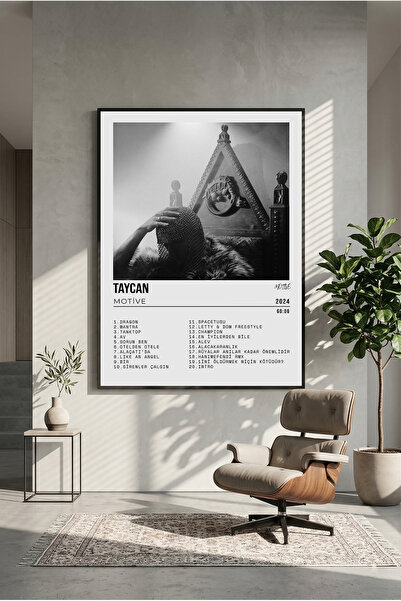 postercraft Motive Taycan Album Design Poster modern cu pictură pe panou