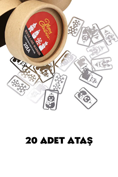 Vox Art Metal Ataş - 20 Adet - 1,9 X 1,6 Cm - Kutulu