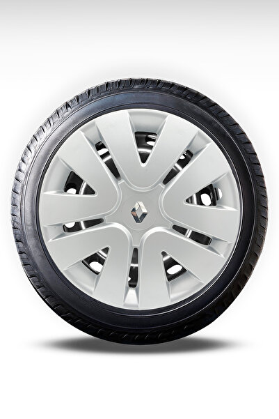 FRWY Renault Araçlar İçin Universal 14" inç 4 Adet 1 Takım Jant Kapağı ( Symb...