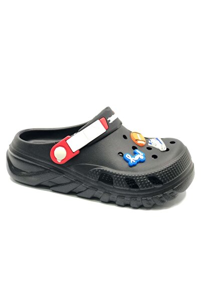 Kids Club Shoes Kocamanlar 6960 Sabo dnevne papuče unisex dečije papuče CRNE