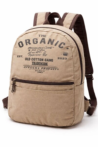 old cotton cargo Old Cotton Kaliteli Tek Bölmeli Vintage Disayn Sırt Gezi Çan...