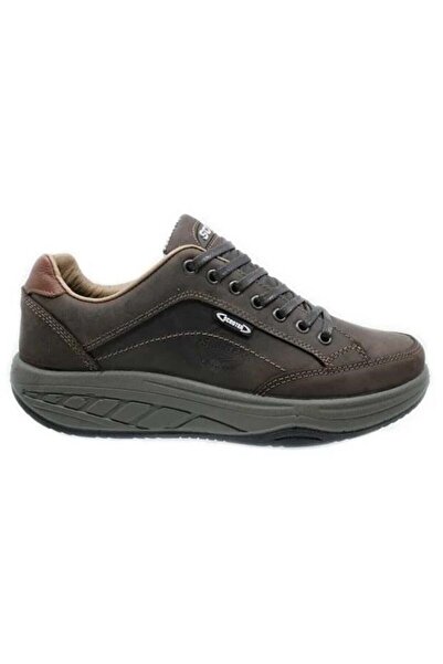 Scooter M 0781 Nko Dark Brown Nubuck Leather Men's Walking Shoes