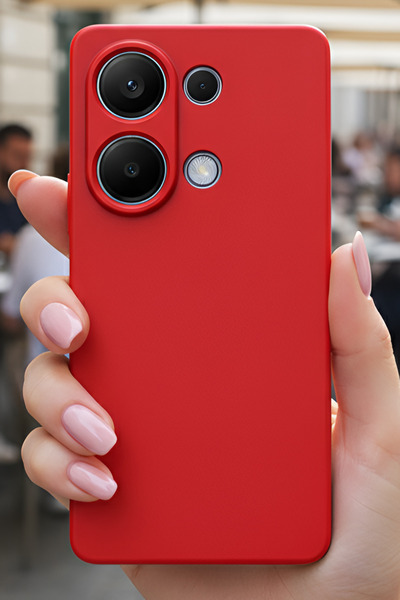 Musal حافظة إطلاق Xiaomi Redmi Note 13 4G بتصميم سطح داخلي من السيليكون المخم...