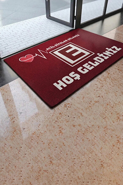 Valerine Life Αντιολισθητικό χαλάκι καλωσορίσματος με λογότυπο φαρμακείου και...