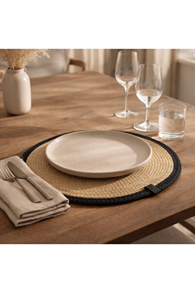 Naspar Χρυσό Χρώμα Χρυσό Μαύρη Άκρη |   Σετ 2 τεμαχίων Supla 32 εκ. |   Σουβέ...