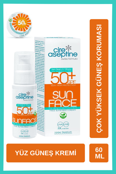 CIRE ASEPTINE Günes Yüz Losyon Spf50 60ml