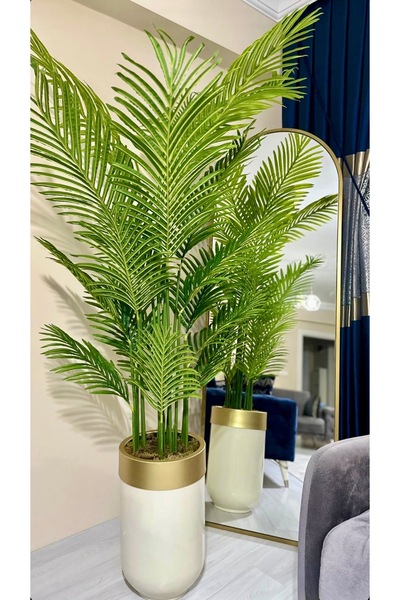 İremÇiçekçilik 210 Cm 18 Yaprak Yapay Çiçek Uygula Yapay Ağaç Yapay Çiçek Sal...