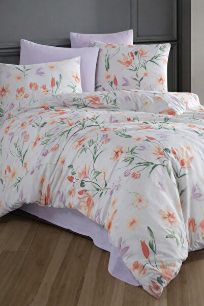 NazeninHome Set de lenjerie de pat Ranforce 100% bumbac, pentru pat dublu |  ...