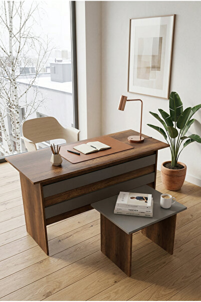 Robin Home Verona Ab Ofis Büro Masa Takımı Barok-gri