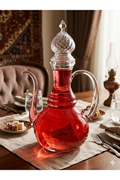 Paşabahçe özel seri nude serisi cam şerbetlik ıbrık