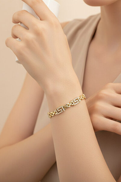 XUPING JEWELRY سوار من الزركون بنمط المتاهة من ستايل إنسي/شوبينغ للمجوهرات