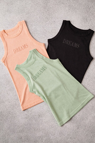 Demirsa Boutique Γυναικείο εσώρουχο Halter Neck 3-pack σε μαύρο, πράσινο και ...