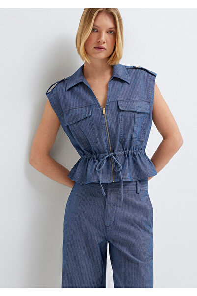 Mavi Μπλούζα με υφή και λεπτομέρεια από δαντέλα 1211508-80195