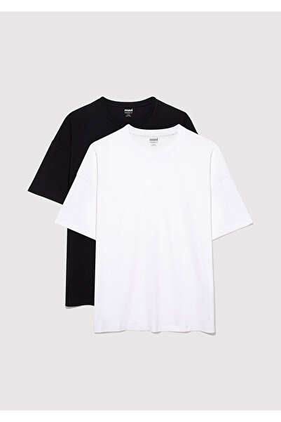 Mavi 2er Set Oversize Basic T-Shirts Übergröße / Weiter Schnitt0612162-620