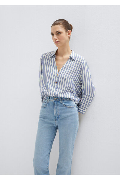 Mavi Striped White Blouse 122400-83979