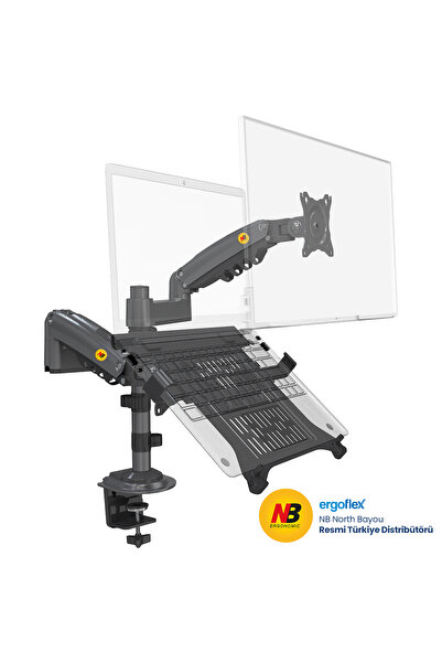 Ergoflex North Bayou Nb H180-fp Amortisörlü 17-27 " Monitör Tutucu Ve 10-17"l...