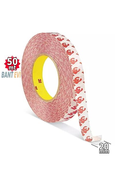 BANT EVİ 3M GPT-020 Ταινία διπλής όψης 20mmx50mt Διαφανής Ταινία Στερέωσης 3m...
