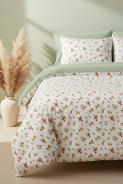 Rivaİstanbul Σετ Παπλωματοθήκης Διπλό Βαμβακερό Lina