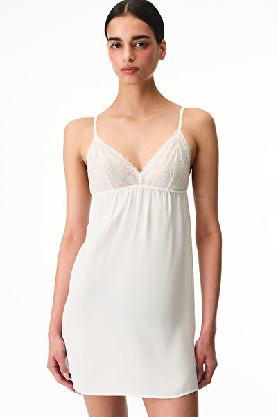 Penti Εκρού Νυφικό Γοητευτικό Νυχτικό