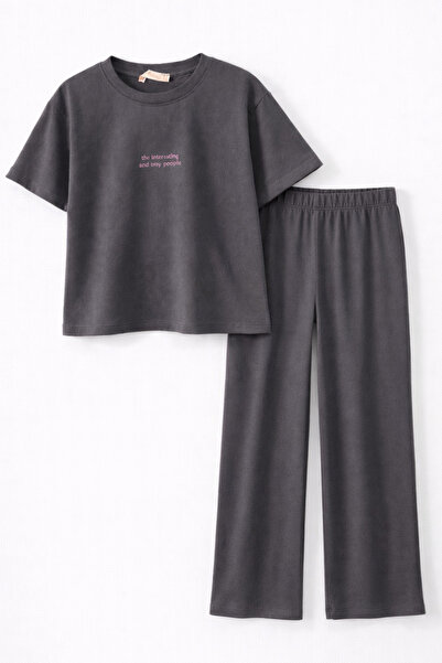 BALKABAĞI Καλοκαιρινό σετ 2 τεμαχίων για κορίτσια Smoked Single Jersey, 100% ...