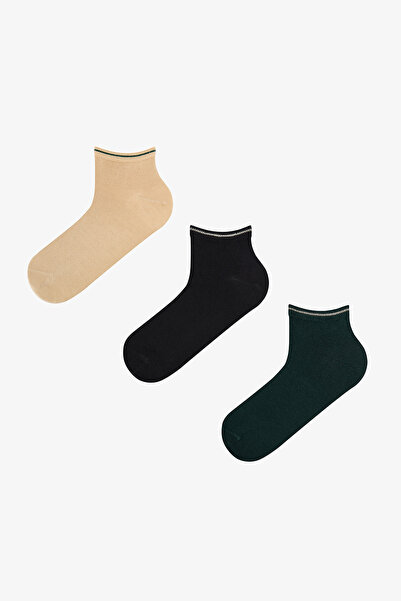 Penti Men's Colorful Campus Trip 3-Piece Booties Socks