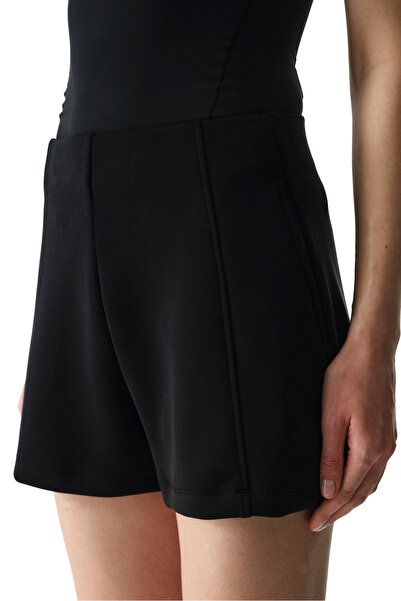 Penti Black High Waist Modal Shorts