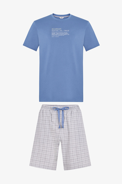 Penti Men's Colorful Mindful Tide Pajama Set
