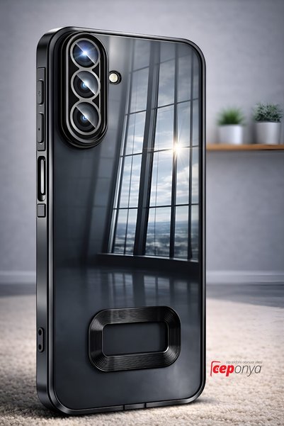 Musal جراب Galaxy S24 Plus بزوايا ملونة وشفافة لحماية الكاميرا من السيليكون ا...