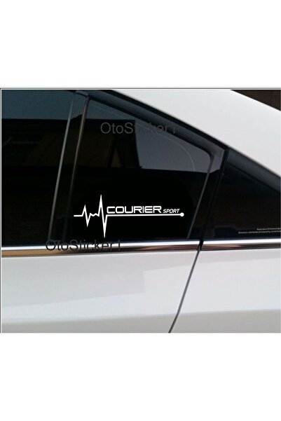 Oto Sticker ملصق فورد كورير سبورت نبضات القلب 2 قطعة