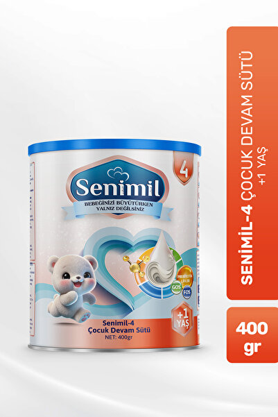 SENİMİL Senimil-4 Çocuk Devam Sütü 400 gr 12+ Ay (Teneke Kutu)