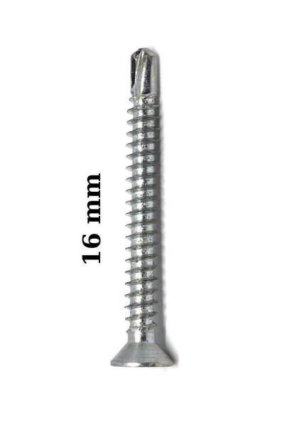 Netzerkoz 1 adet 3.9x16 YHB Akıllı Vida - Matkap Uçlu Vida - Metal Yüzeyler için