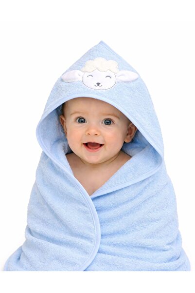 Baby Shez منشفة حمام مطرزة للأطفال حديثي الولادة مصنوعة من القطن بنسبة 100%