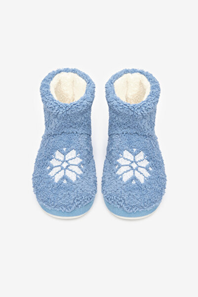 Penti Snowflake Blue Home Boots