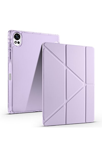 Alstrap Huawei MatePad 12x 12inç 2024 2025 Kılıf Kalem Bölmeli Renkli Arka Ka...