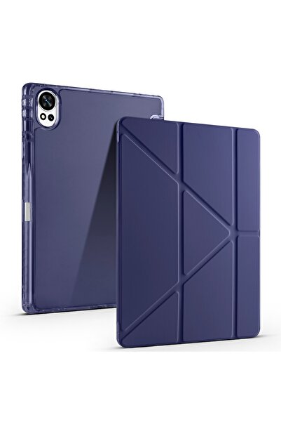 Alstrap Huawei MatePad 12x 12inç 2024 2025 Kılıf Kalem Bölmeli Renkli Arka Ka...