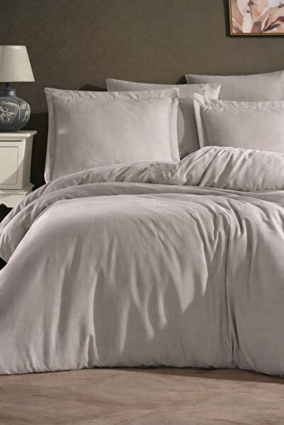 NazeninHome Καρό Σατέν 100% Βαμβακερό Σετ Παπλωματοθήκης Μονό |   Χωρίς σεντόνια