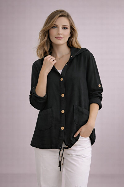 bb butik basic Kadın Müslin Ceket TR3435