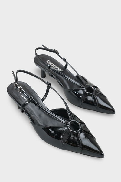 Capone Outfitters Γυναικεία παπούτσια Faydra με μυτερή μύτη και μεσαίο τακούν...