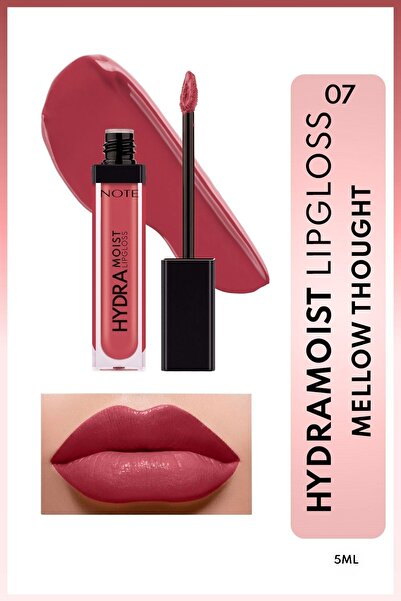 NOTE Hydramoist Lipgloss 07 Mellow Thought Nemlendirici Dudak Parlatıcıs - Pembe