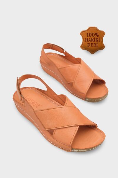 Capone Outfitters Γυναικεία σανδάλια Florina από γνήσιο δέρμα Soft Comfort