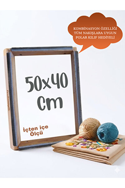 Punchistanbyuyc 50x40 εκ. Ξύλινη τροχαλία με βελόνα/σύρμα, κατάλληλη για συνδ...