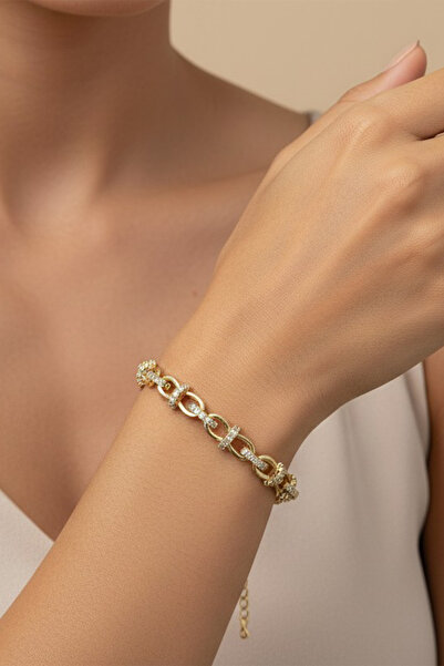 XUPING JEWELRY Stil Incisi/Xupıng Jewelry 14 Ayar Altın Kaplama Aldea Bow Zir...