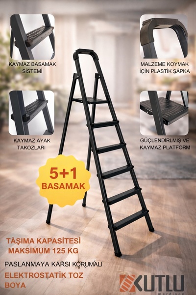 Teknor Kutlu 5+1 Metal Merdiven