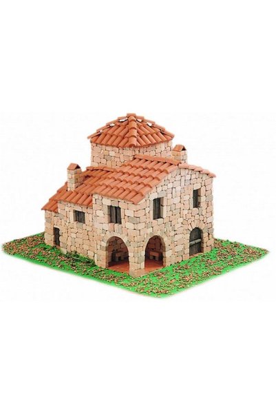 Domenech 3604 Serranos Tipik Kırsal Evi, 22x18x20 Cm. Taş Maketi